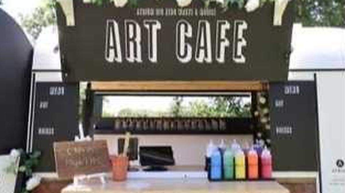 A zero-waste, mobile art trailer will have its grand opening in Old Sacramento Friday. The trailer offers visitors a unique paint-and-sip experience.