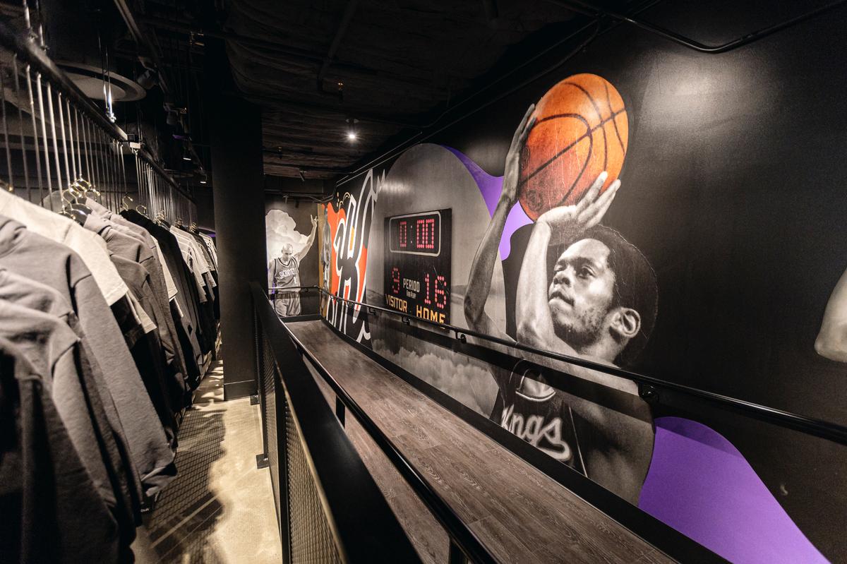 The Sacramento Kings store reopened on Tuesday, Nov. 28, 2023 at 500 David J Stern Walk, Sacramento, with curated fashion apparel and accessories.