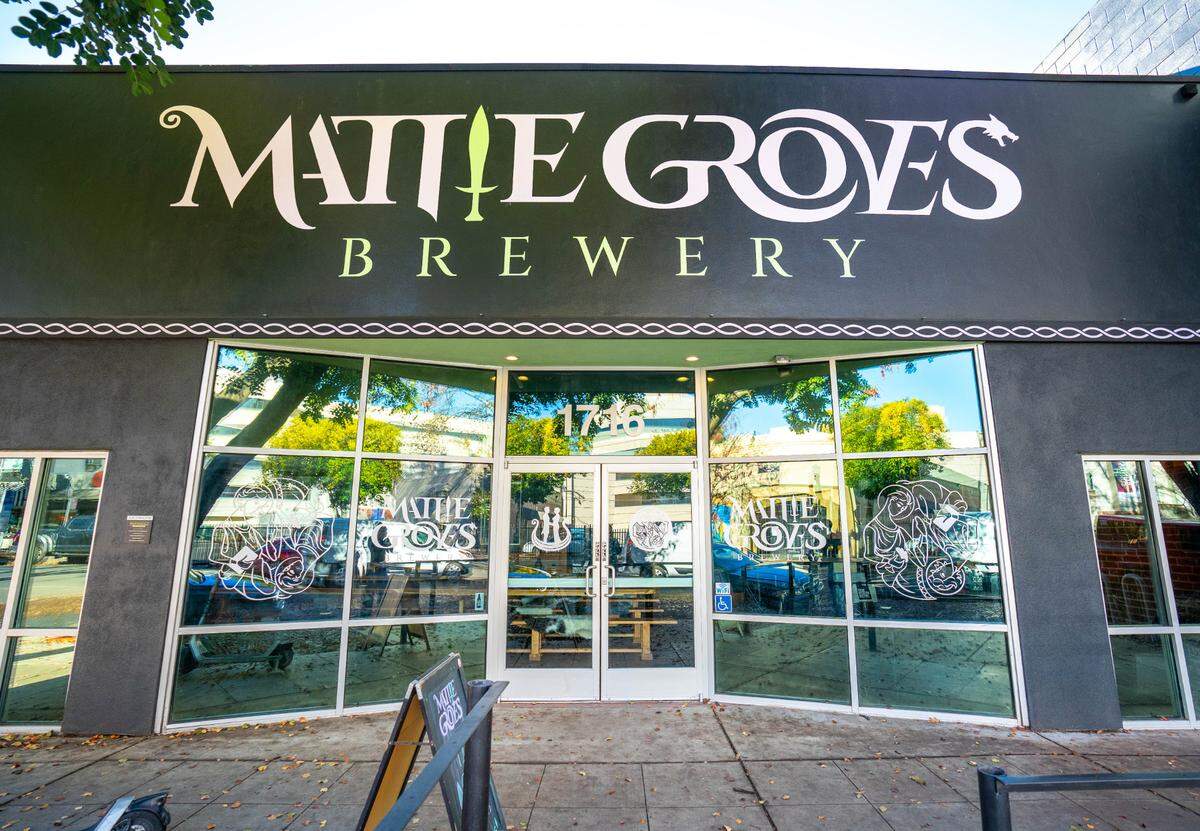 Mattie Groves Brewery is located at 1716 L St. in midtown Sacramento. It’s the area’s newest taproom on Thursday, Jan. 4, 2024.