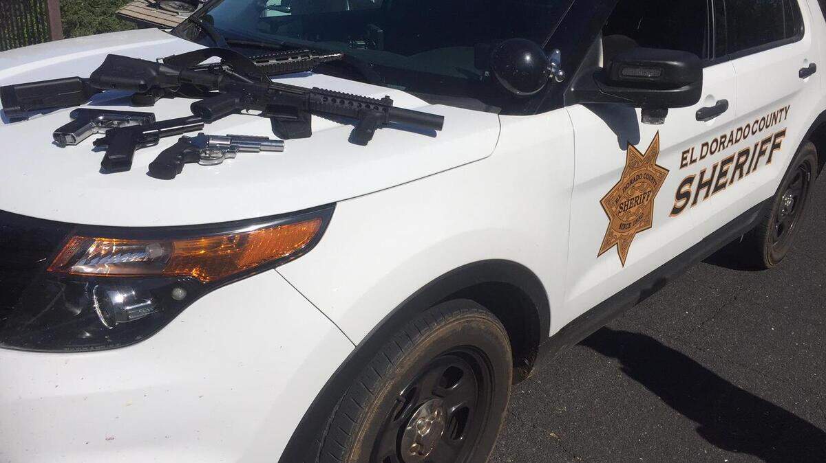 Students at Marina Village Middle School were directed to shelter in place for a short time Wednesday morning, April 25, 2018, after two boys nearby were spotted pointing what proved to be replica firearms at each other, the El Dorado County Sheriff's Office reported.