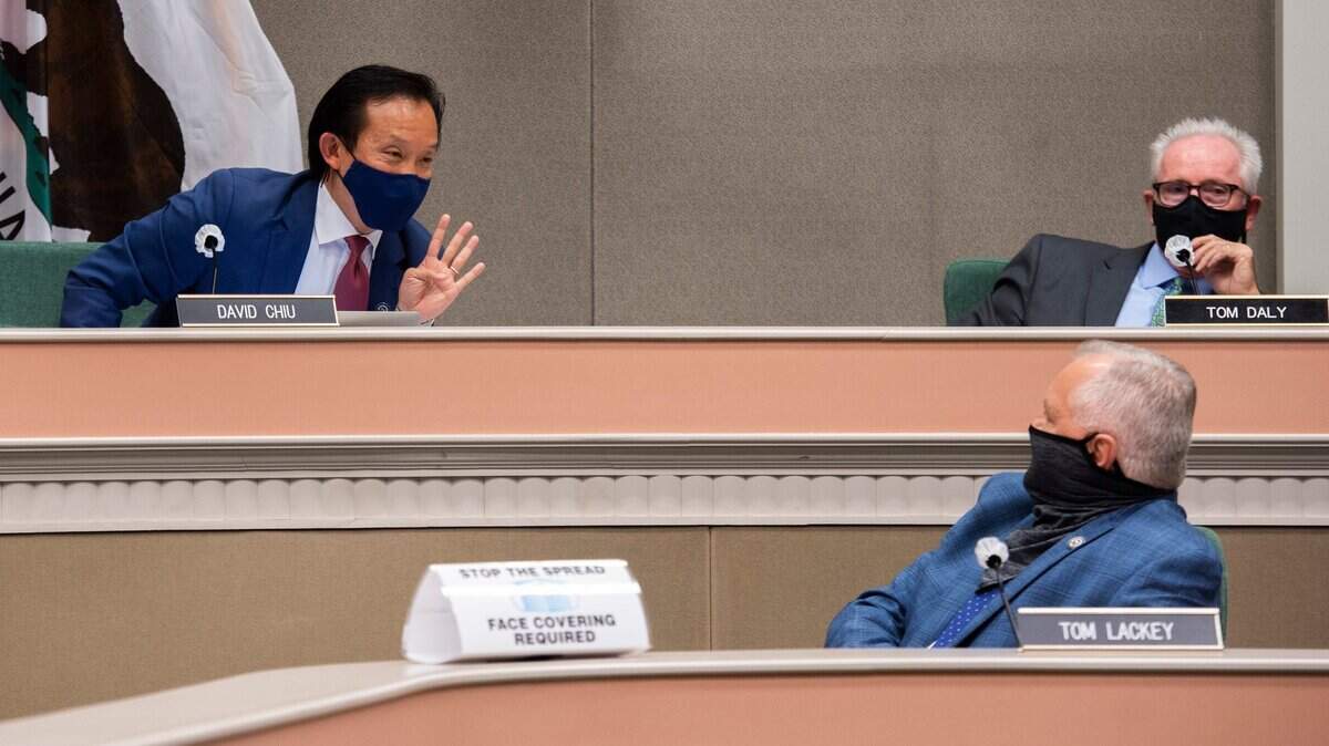 Assemblyman David Chiu, D-San Francisco, at the Capitol in Sacramento on Thursday, July 30, 2020. Chiu and Assemblymember Al Muratsuchi introduced a bill Monday to create a toll-free hotline for reporting hate crimes and incidents.