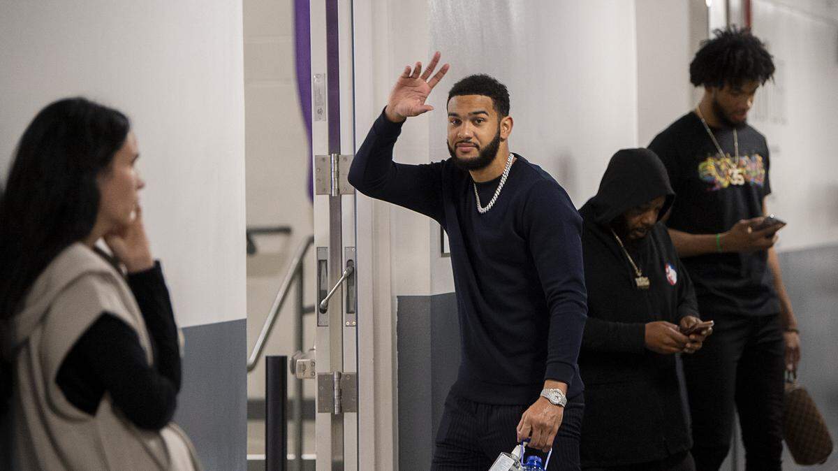 Sacramento Kings guard Cory Joseph leaves Golden 1 Center on March 11, 2020 in Sacramento after the NBA suspends the season. Joseph was traded to the Detroit Pistons on Wednesday.