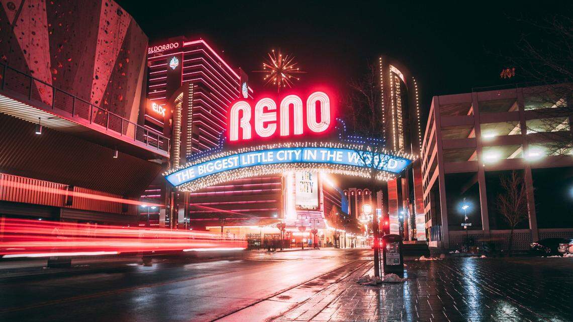 A woman turned a $10 bet into millions after she broke a jackpot record at a casino in Reno, officials said.