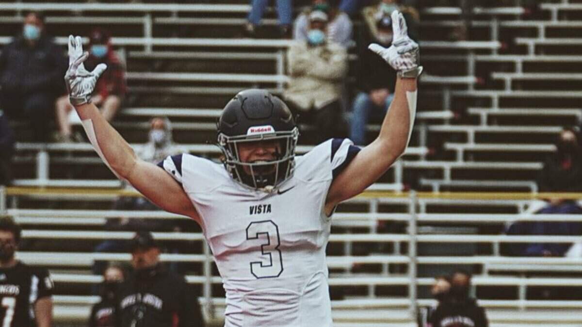 Last week against El Camino in a Capital Athletic League contest, Matt Long caught eight passes from Jakob Hollingshaus for 129 yards and three touchdowns in a 56-20 victory.