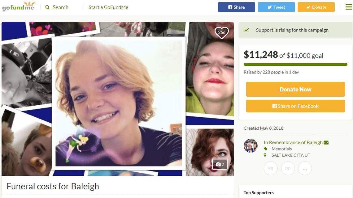 Shauna Bagshaw, whose daughter Baleigh, 15, was murdered in her Salt Lake City home while on the phone with her after school, says she could only hear her daughter scream. Police have arrested Shaun French, 24, a former friend of the family.