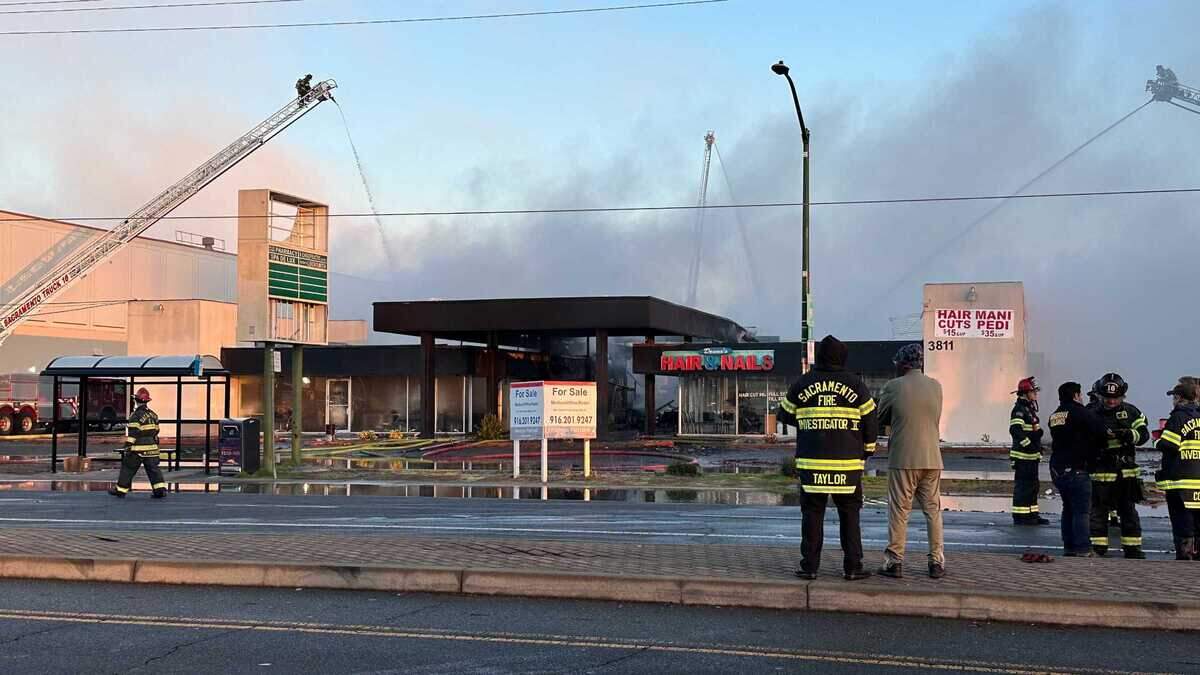 The cause of a Friday, Dec. 8, 2013, fire at the Southgate Plaza on Florin Road near Franklin Boulevard is under investigation. Crews fought flames for more than four hours after the early morning blaze wiped out the retail complex, which had 18 tenants including a salon and dentist’s office.