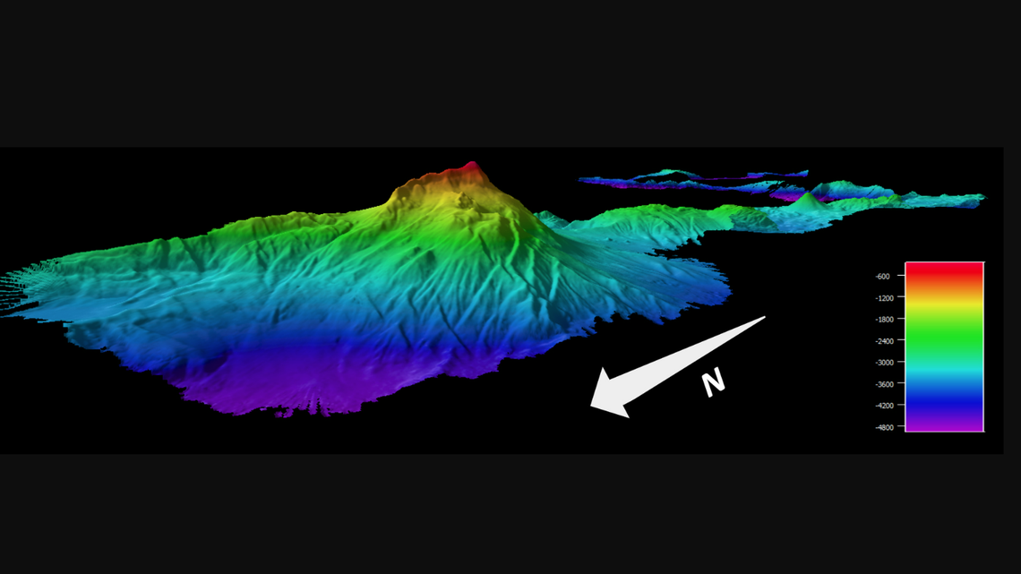 ‘Enormous’ mountain on Pacific seafloor rivals Rocky Mountain peaks, NOAA says