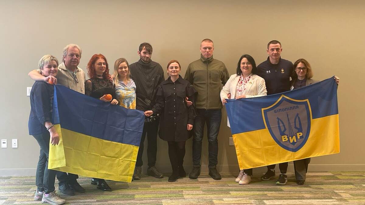 Injured Ukrainian veterans and their accompanying rehab specialists visited Modesto through the “Open World Program.”