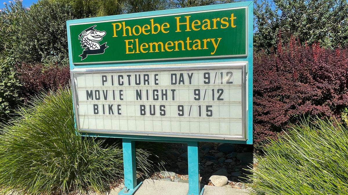 Phoebe A. Hearst Elementary School, located 1410 60th St. in Sacramento, is pictured on Monday, Oct. 6, 2025.