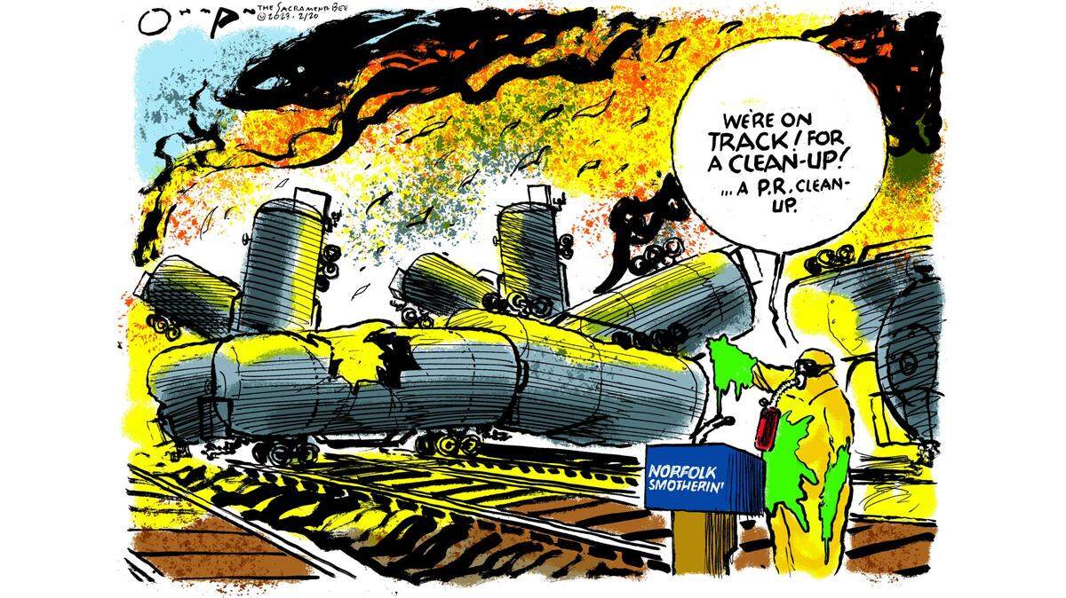 Norfolk Southernâs response to the Ohio train disaster becomes a toxic PR mess.