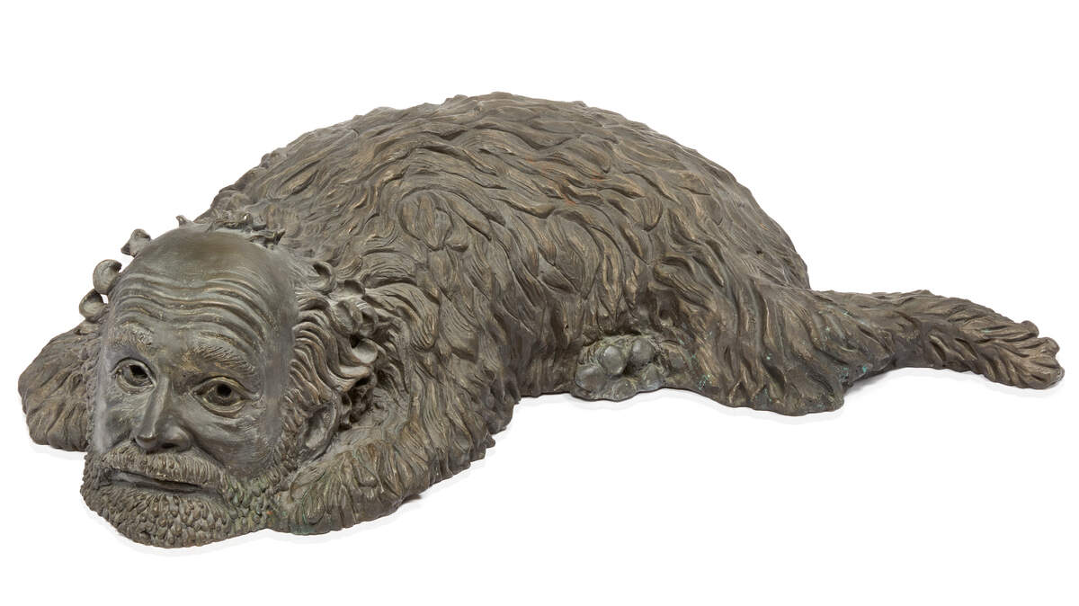 A bronze sculpture of a sheepdog with the face of artist and UC Davis professor Robert Arneson could fetch the highest price at the Luxury Assets auction Sept. 19 at Witherell’s at 300 C Street in Sacramento.