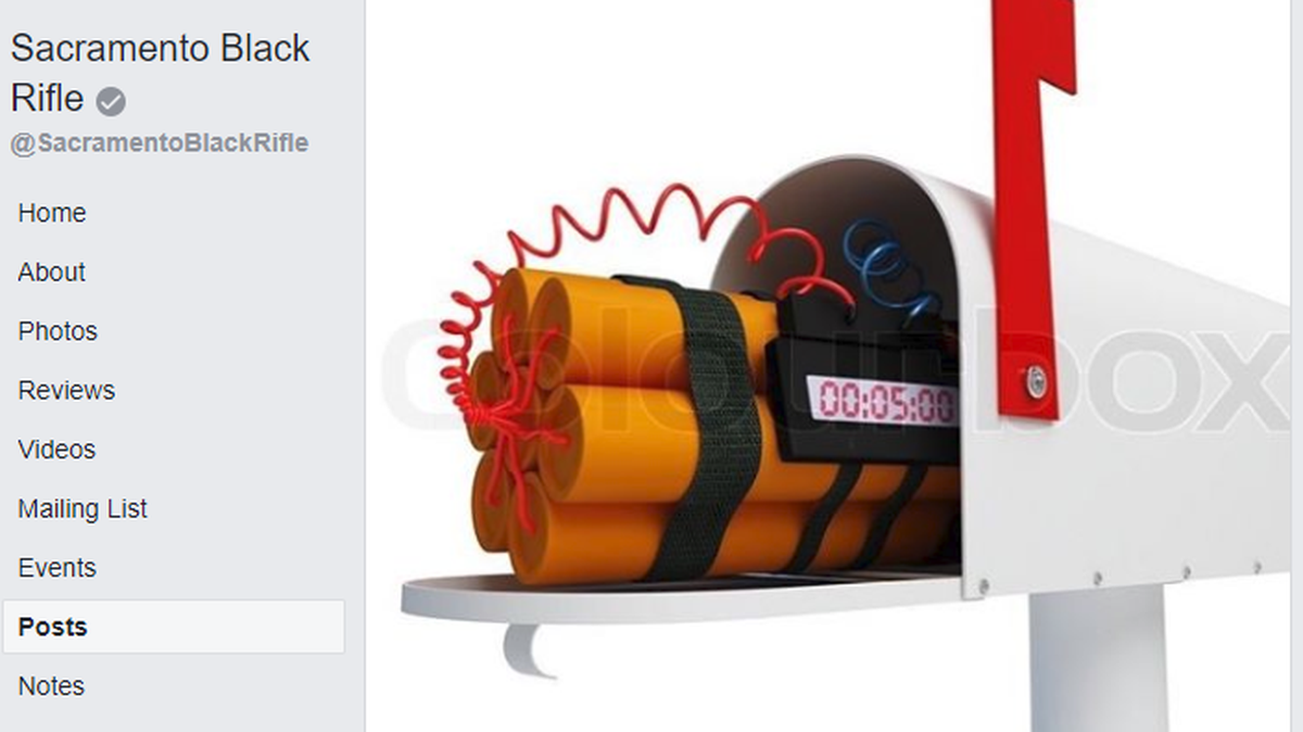 Sacramento Black Rifle, a Citrus Heights-based guns and ammunition store, made a controversial Facebook post on Oct. 24, 2018 after a series of pipe bombs were mailed to several prominent Democratic supporters across the country this week.