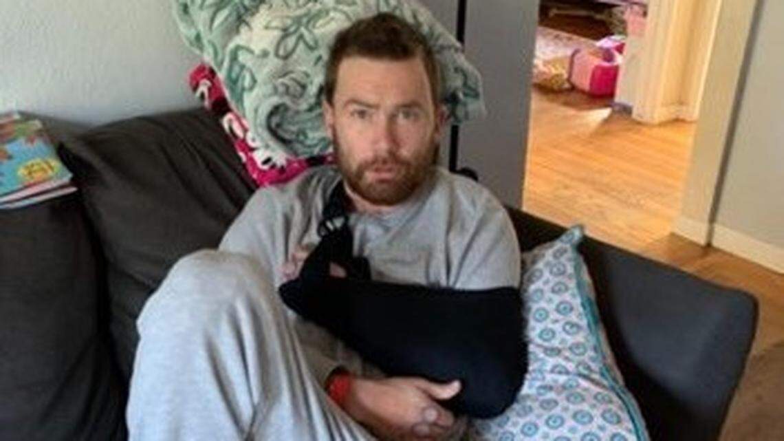 The city of San Leandro, California, has agreed to settle a federal lawsuit filed by Sorrell Shiflett, who is pictured in this photo.