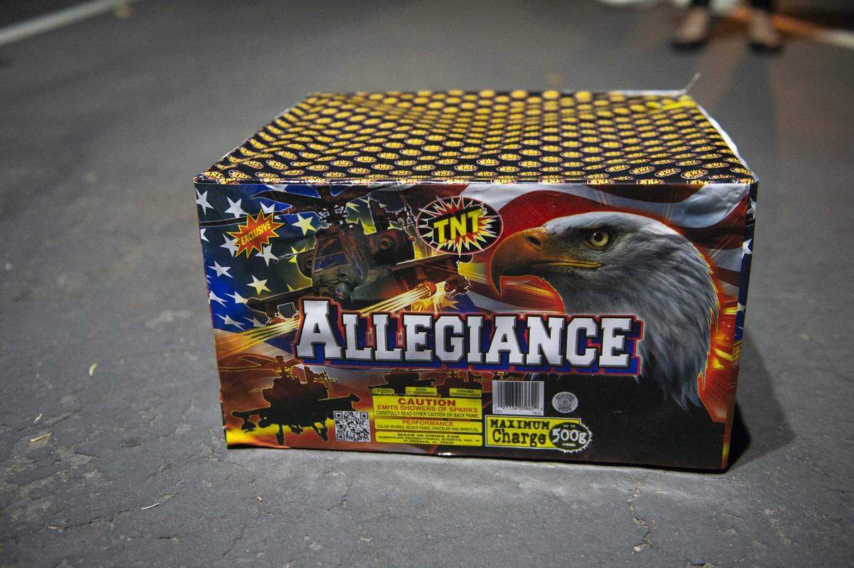 The Allegiance package by TNT ($79.99) was the top pick this year. If you are looking for noise, this is the firework for you.