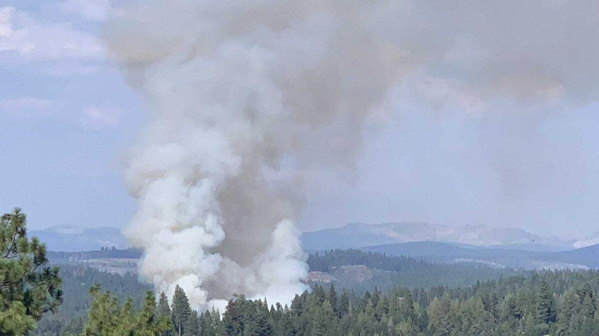 Authorities on Tuesday, July 26, 2022, reported the start of the Cable Fire near Cable and Badger Hill roads in El Dorado County, Calif.