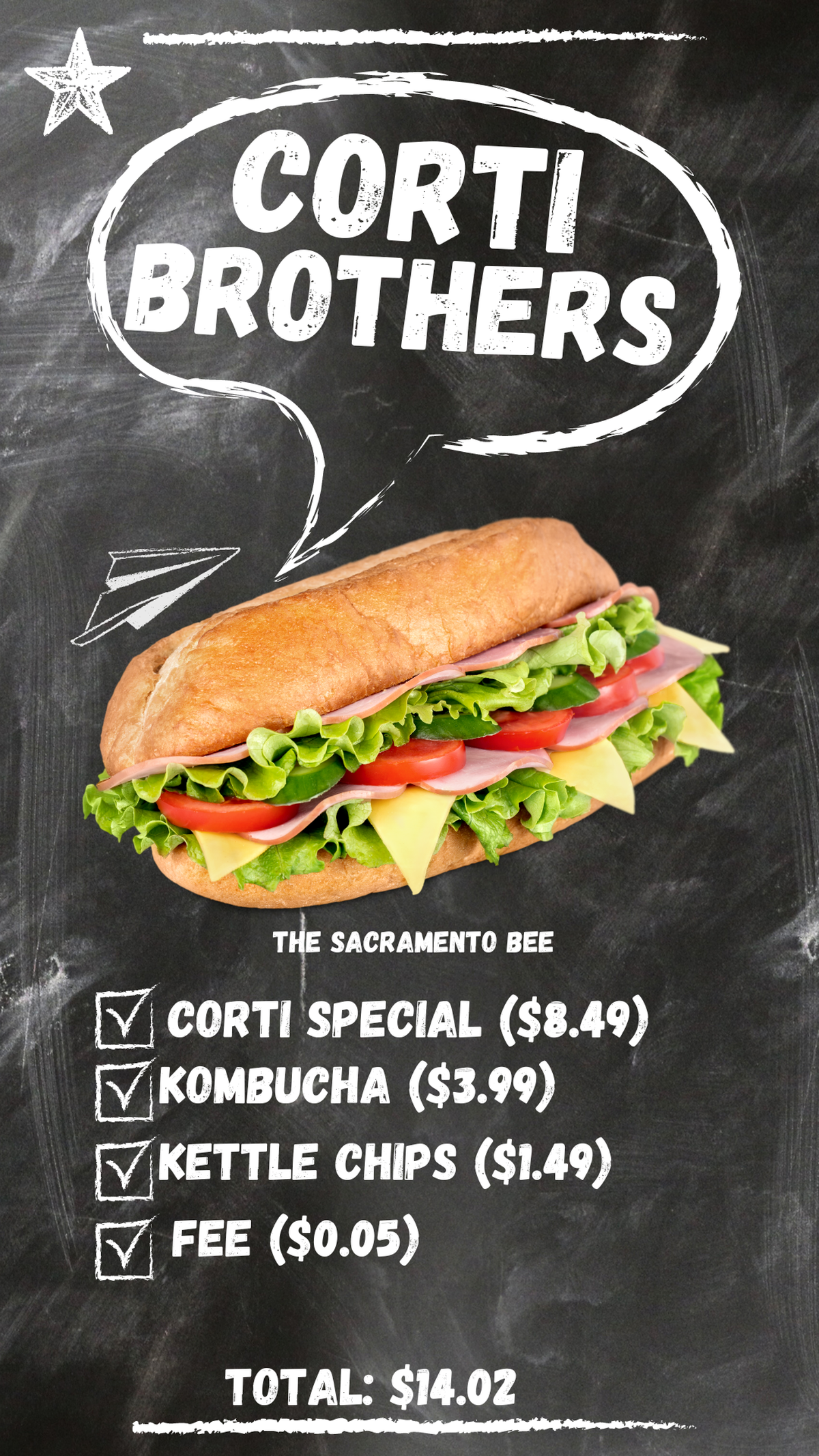 Service journalism reporter Brianna Taylor visits Corti Brothers at 5810 Folsom Blvd., Sacramento on May 13, 2023, with $25. She spends a little more than half her budget on a sandwich, a bag of chips and a drink.