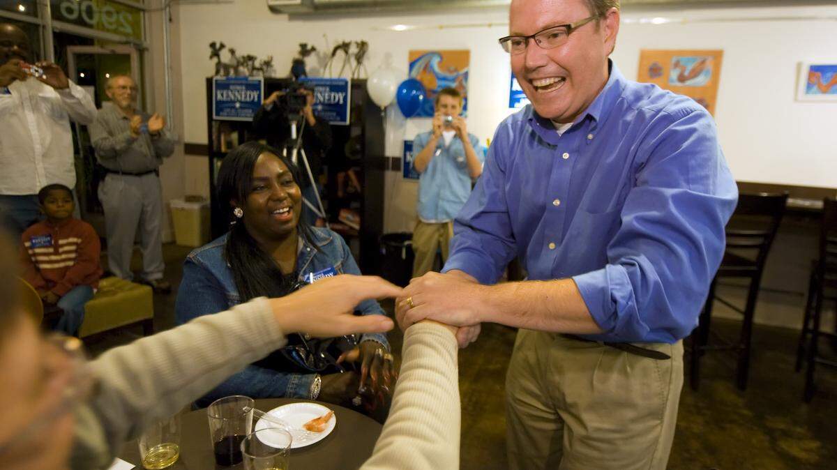 Patrick Kennedy, shown in 2010, while running for Sacramento City Council.
