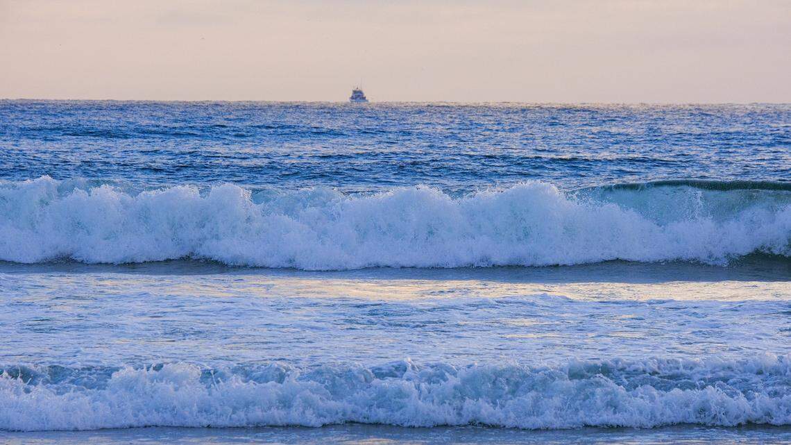 Jason Breen was wind surfing off the coast of Sydney, Australia, when he was hit by a breaching whale, he told local outlets.