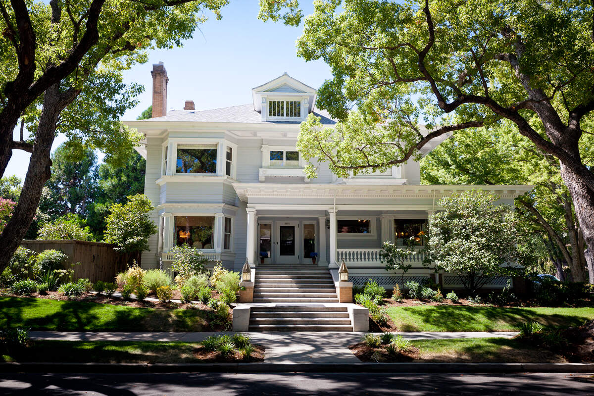 The Didion House, nicknamed for the family of author Joan Didion who lived there, is a striking part of its midtown Sacramento neighborhood.