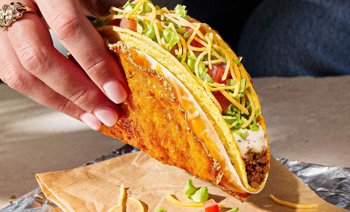 Taco Bell is trying out a new menu item in Sacramento-area restaurants: the Crispy Cheese Triple Stacked Taco, as known as the Quesocrisp Triple Stacked Taco.