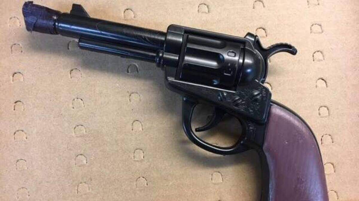 A man who was shot and killed by Placer County Sheriffs on Sunday was wielding a replica gun modified to appear realistic and was carrying what authorities called “an apparent suicide note.”