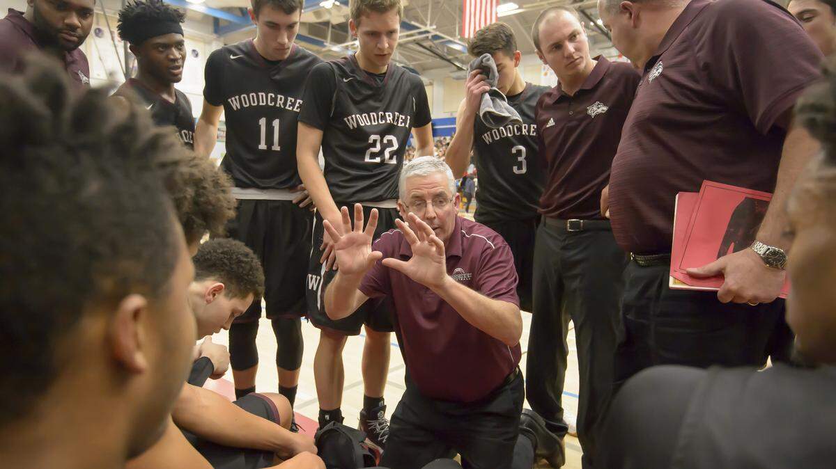 Paul Hayes with the Woodcreek boys in Roseville won 322 games over 16 seasons and two Sac-Joaquin Section and two Northern California championships.