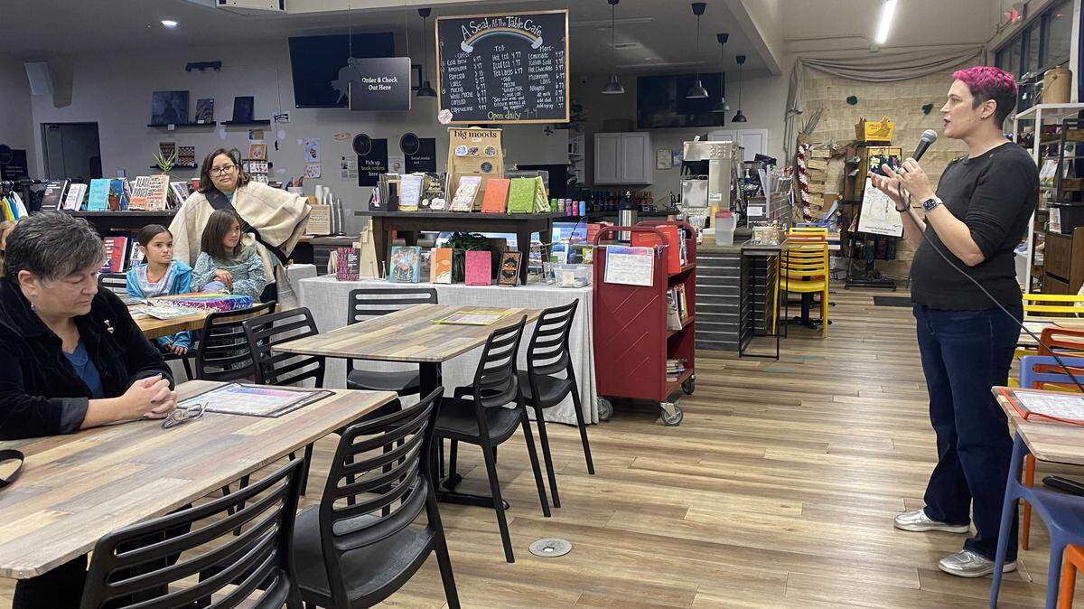 A grief support circle event was held Thursday night at A Seat At The Table Books in Elk Grove to honor Lindsey Peralta Vallerga and her two children who were found dead Tuesday at their Rancho Cordova home. Lindsey’s husband, David Edward Vallerga, shot his wife and their two children before fatally shooting himself.