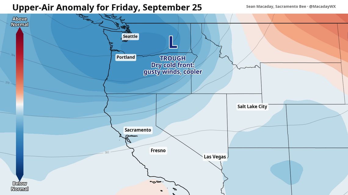 A California cooldown with Sierra fire risks — this weekend’s temps and wind