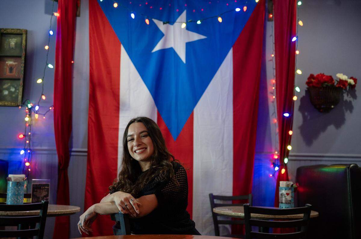 Lola Serrano, co-owner of Puerto Rican restaurant Lola’s Lounge on 16th Street in Sacramento, on Wednesday.