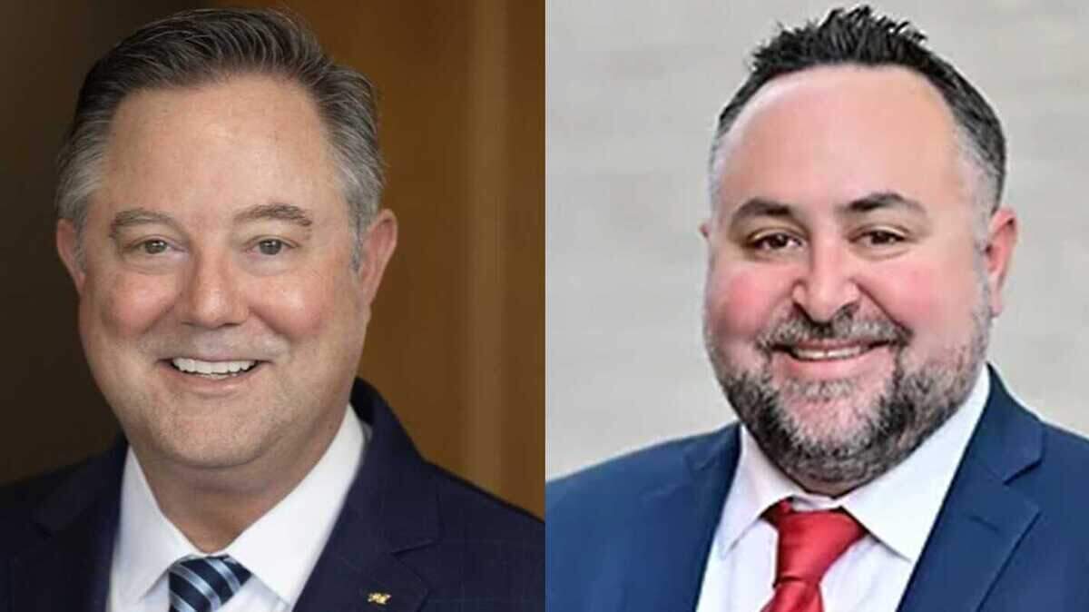 Dave Butler, left, a former Rocklin City Councilman, and Mike Murray, a campaign manager for Kevin Kiley, are running for Placer Countyâs District 3 Supervisor seat.