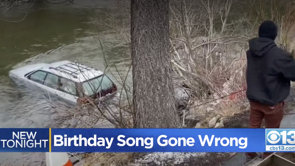 FedEx driver Brandon Alt saved Virginia Matthews after she crashed her car into the Truckee River while singing “Happy Birthday” on the phone, CHP said.