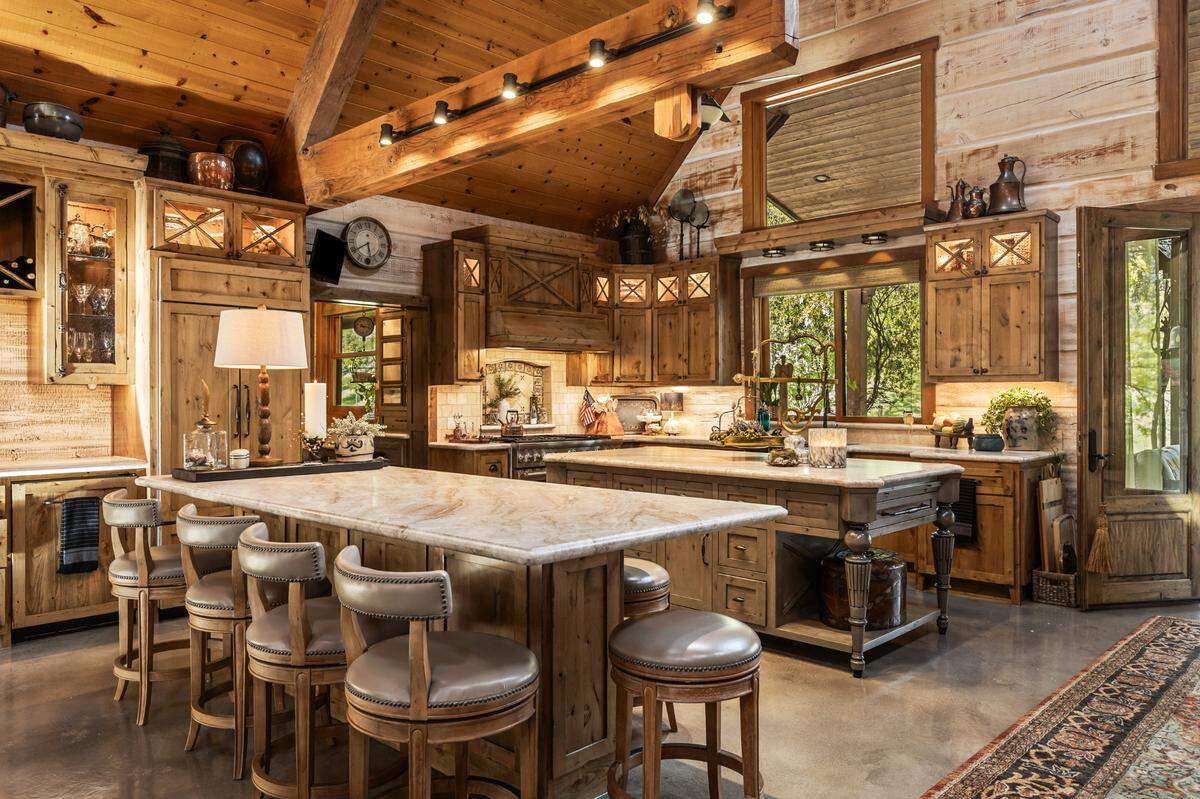 The well-appointed chef’s kitchen.