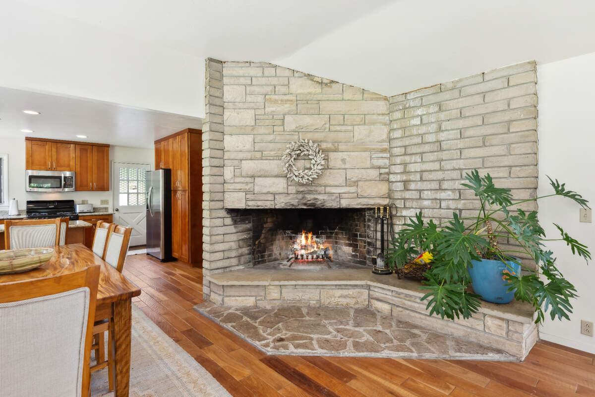 The rustic elegance of the main home.