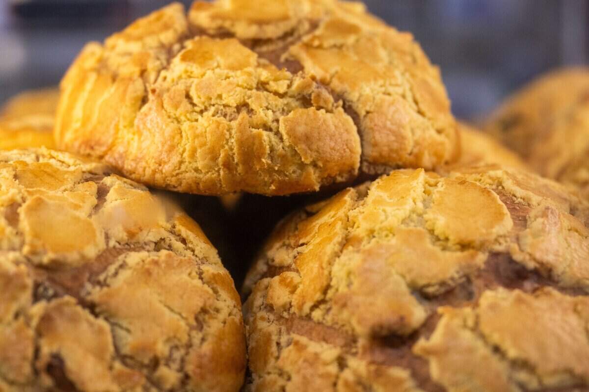 Pastries, also known as pan dulce, are ready for purchase at La Esperanza Bakery on Franklin Boulevard in Sacramento on Tuesday, Feb. 13, 2024. They range in price from 80 cents to $3.25.