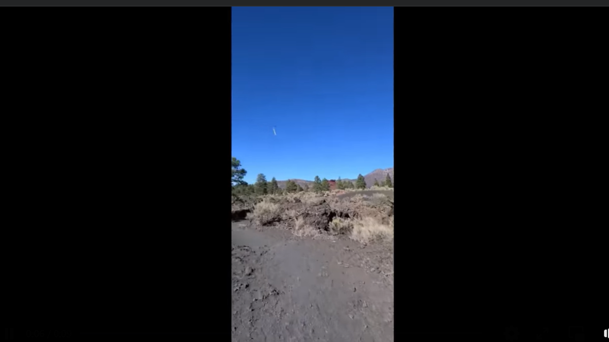 Sunset Crater Volcano National Monument shared a hiker’s video of a meteor captured Sunday, Nov. 6.