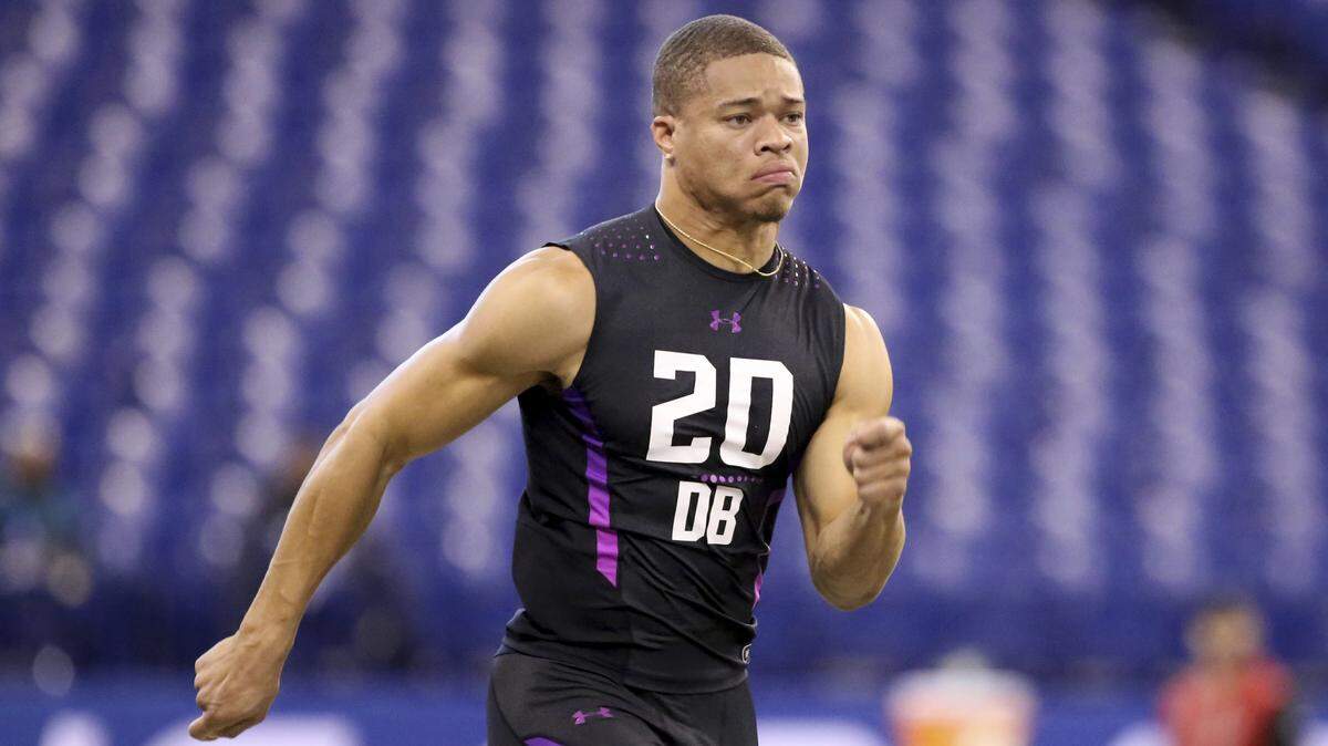 Weber State defensive back Taron Johnson, a Sheldon High product, garnered talk at the NFL scouting combine for an unfortunate reason.