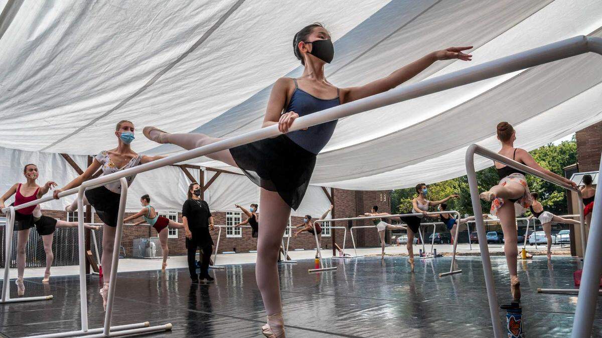 The School of Sacramento Ballet's ballerinas dance during the pandemic and now offering an outdoor ballet studio so some of their classes can dance in person in 2020. In 2026, the school is expanding to another location in Roseville.