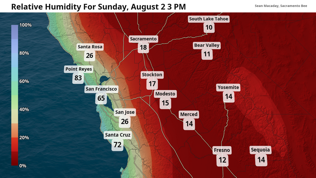 Central, Southern California to bake under largest heat dome on earth ...