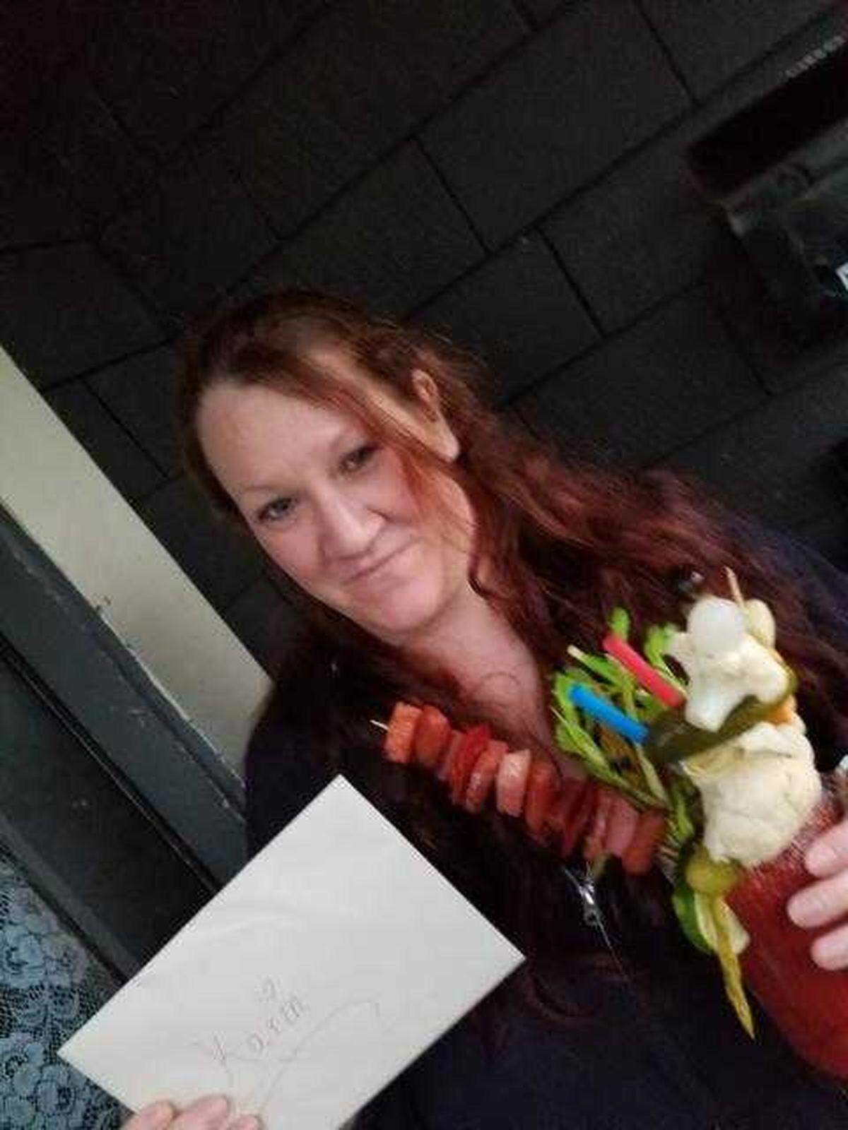 Karin Dalton, pictured in an undated photo above, was shot and killed in a mass shooting Wednesday Feb. 2, 2022, when a gunman opened fire in a Los Angeles-bound Greyhound bus stopped in Oroville, California.