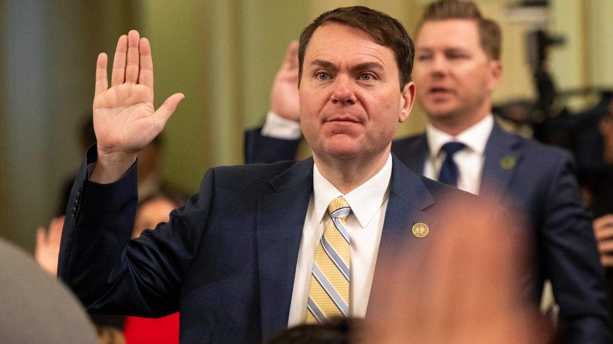 Assemblymember Carl DeMaio, R-San Diego, was rudely interrupted by Democrats as he was attempting to take partisan passages out of a resolution honoring Pride Month.