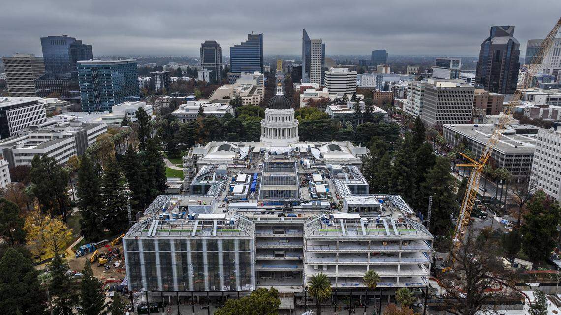 Construction on Sacramento’s Capitol Annex is halfway done, new report says