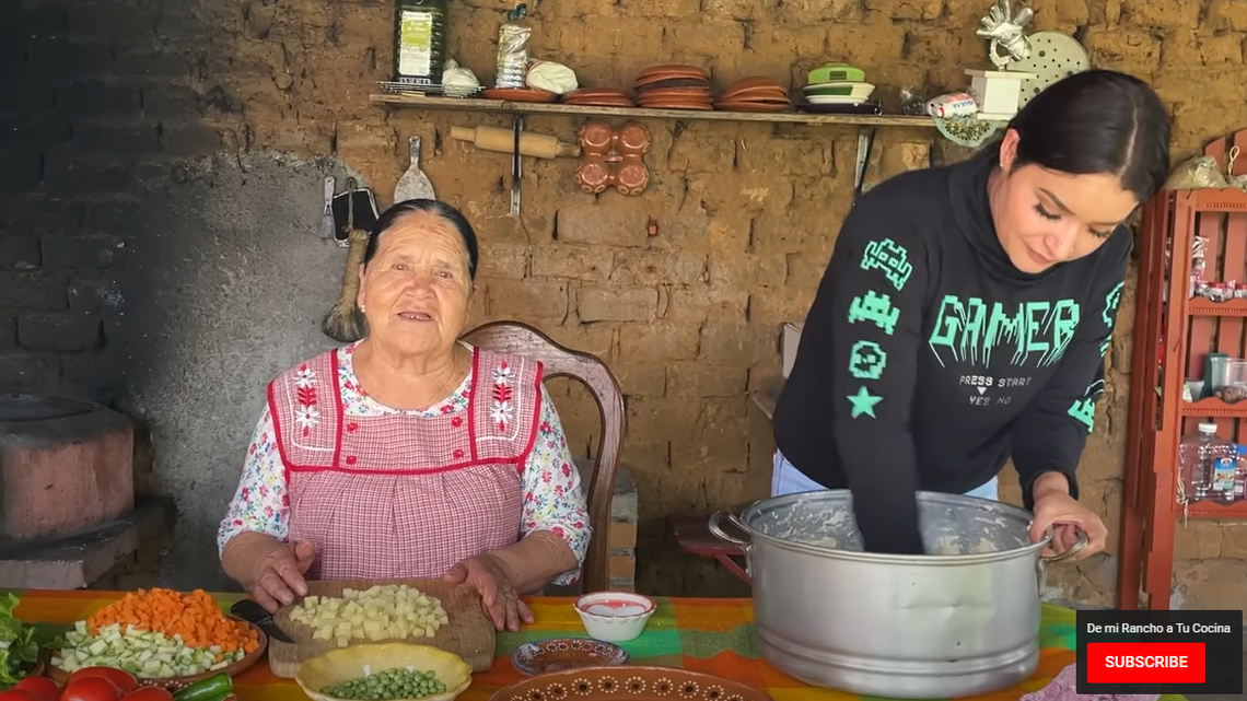 Abuelita Doña Angela’s mouthwatering recipes bring millions of YouTube followers to the table.