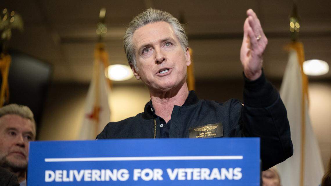 Gov. Gavin Newsom supports crackdown on businesses charging veterans illegal fees