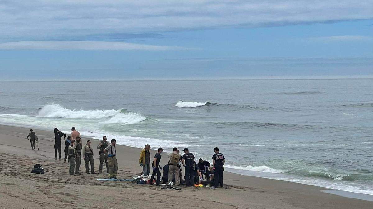 A surfer was rescued after he was found face down at Point Reyes National Seashore.