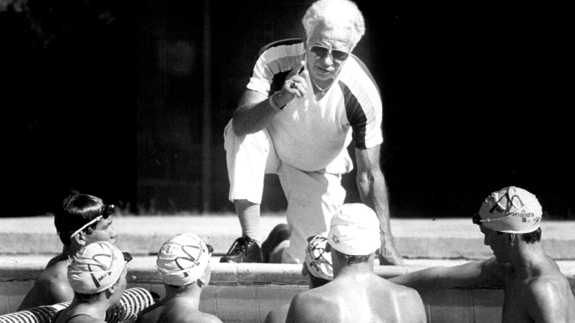 Sacramento-area swim coach instructed eight Olympic medalists. This new book tells his story