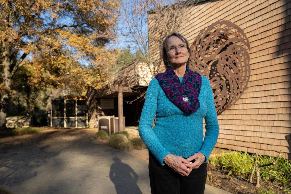 Betty Cooper, interim executive director at the Effie Yeaw Nature Center in Carmichael, explains the center’s financial challenges in early December.