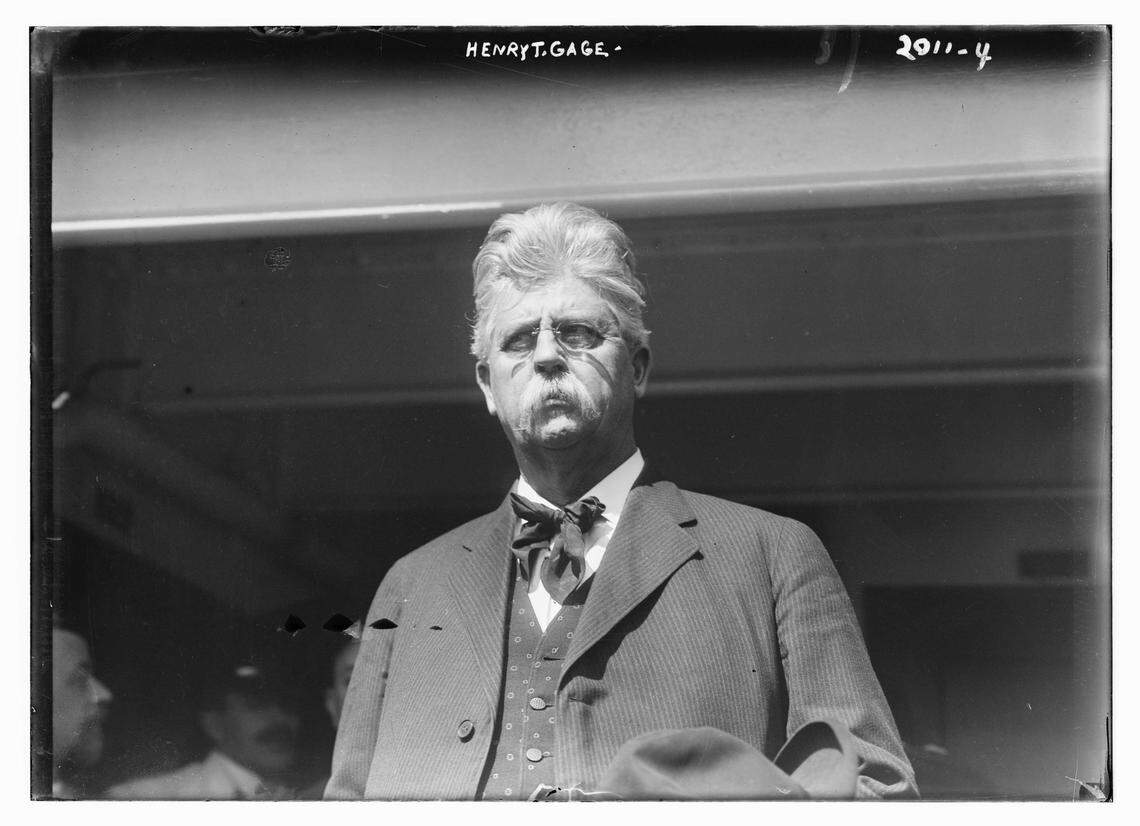 Henry T. Gage was California’s governor when bubonic plague reached San Francisco in 1900.