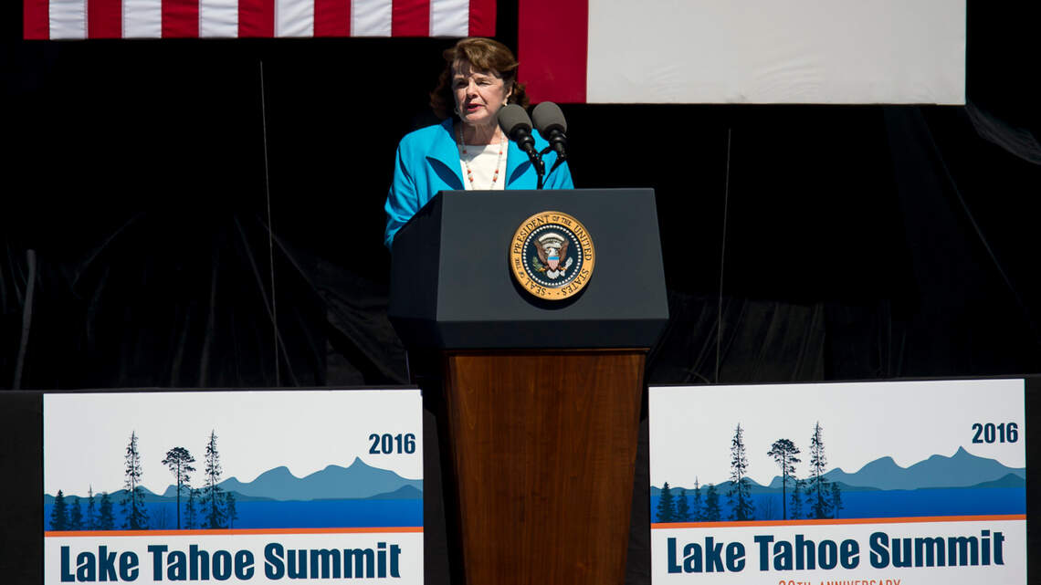 Lake Tahoe’s biggest champion, Dianne Feinstein, secured its beauty for future generations