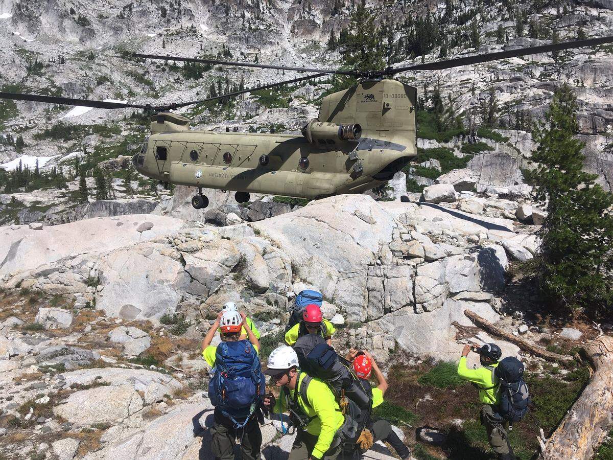 More than 40 ground searchers and several all-terrain vehicle and helicopter teams searched in the Trinity Alps for hiker Daniel Komins, 34, for five days, the Sheriff’s office said in an update Aug. 16. He was found dead Sunday, Aug. 18. 