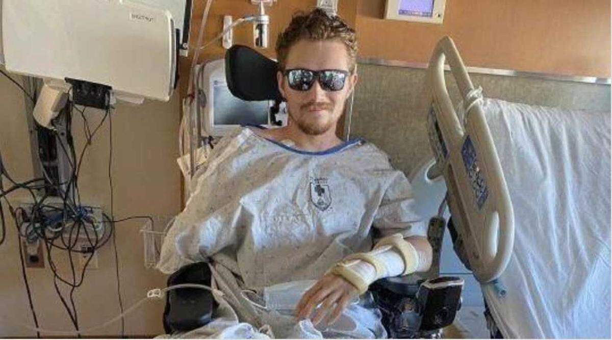 Sgt. Tyler Vargas-Andrews arrived home to Folsom on Friday, July 1, 2022, after spending several months undergoing rehabilitation at Walter Reed Medical Center in Bethesda, Maryland. He was injured in a bombing attack at Kabul airport in the final days of America's war in Afghanistan.